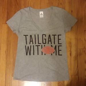 Victoria's Secret PINK Cleveland Browns Tailgate With Me T-shirt Size Large